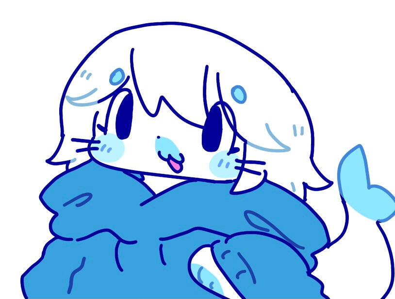 talkative ! but she most likely talkin abt fish🐟 gluglu